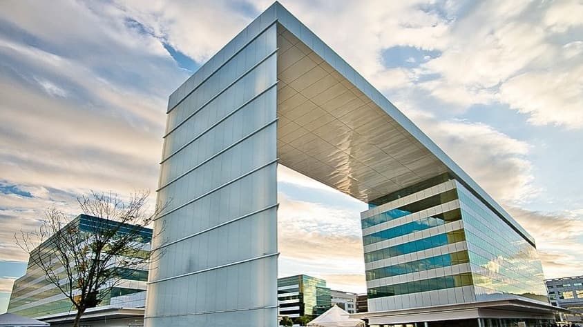 Edifício onde está localizada a sede da Hárpia Precatórios
